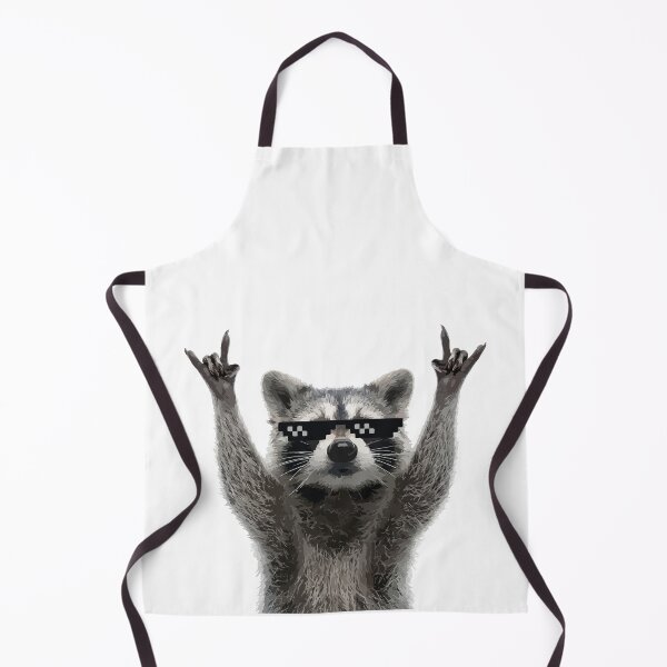 Item preview, Raccoon Rock Sign Funny Glasses designed and sold by khallidaart.