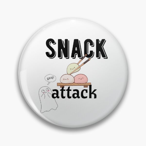 Item preview, Funny Snack Attack - Gasp | Mochi | Ghost designed and sold by SunandShade.