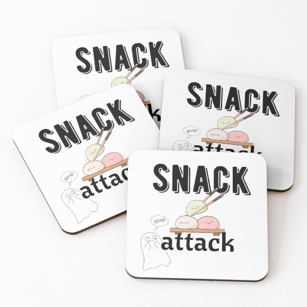 Item preview, Funny Snack Attack - Gasp | Mochi | Ghost designed and sold by SunandShade.