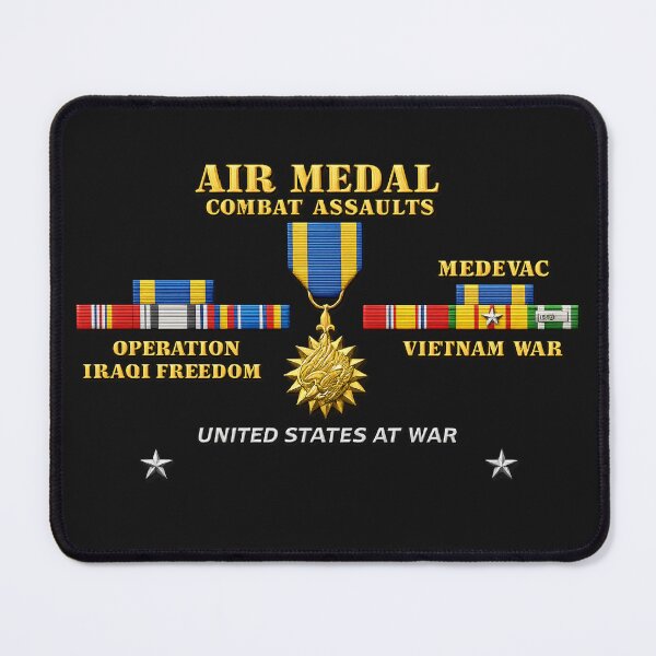 Item preview, Army - Air Medal - Combat Assaults w VN SVC w Air Medal Ribbon - OIF Ribbons - 3D - Enhanced designed and sold by Military Insignia Products.