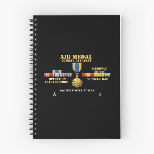 Item preview, Army - Air Medal - Combat Assaults w VN SVC w Air Medal Ribbon - OIF Ribbons - 3D - Enhanced designed and sold by Military Insignia Products.