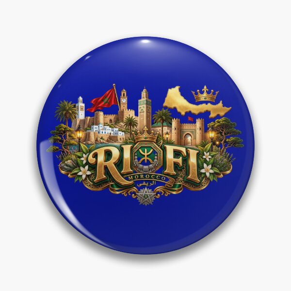 Item preview, Rifi Morocco Vintage Travel Poster - The Proud Moroccan designed and sold by SilverLook48.