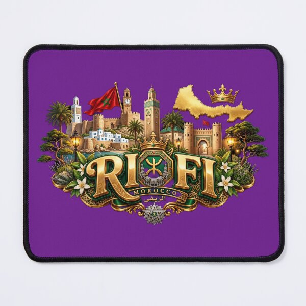 Item preview, Rifi Morocco Vintage Travel Poster - The Proud Moroccan designed and sold by SilverLook48.