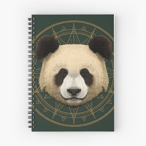 Item preview, Mystical Panda Gold Mandala Art designed and sold by ameetlumiere.