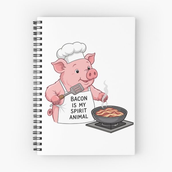 Item preview, Bacon Is My Spirit Animal Pig Chef designed and sold by BanksyNB.