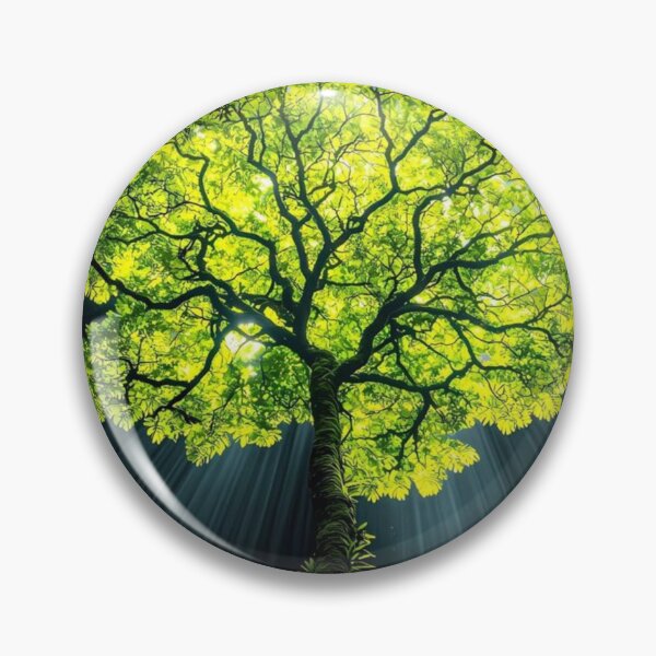 Item preview, Glowing Tree of Life | Magical Forest Canopy | Sunbeams in Deep Woods | Enchanted Nature Photography designed and sold by DESIGN DIMENSION .