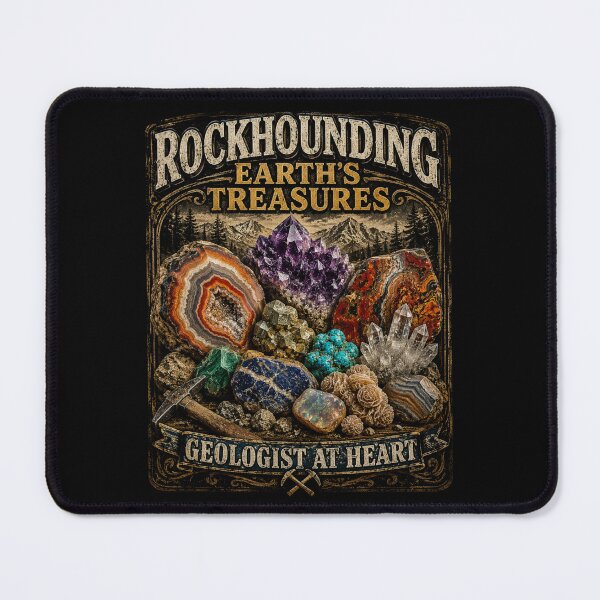 Item preview, Rockhounding Geologist At Heart designed and sold by rockazona.