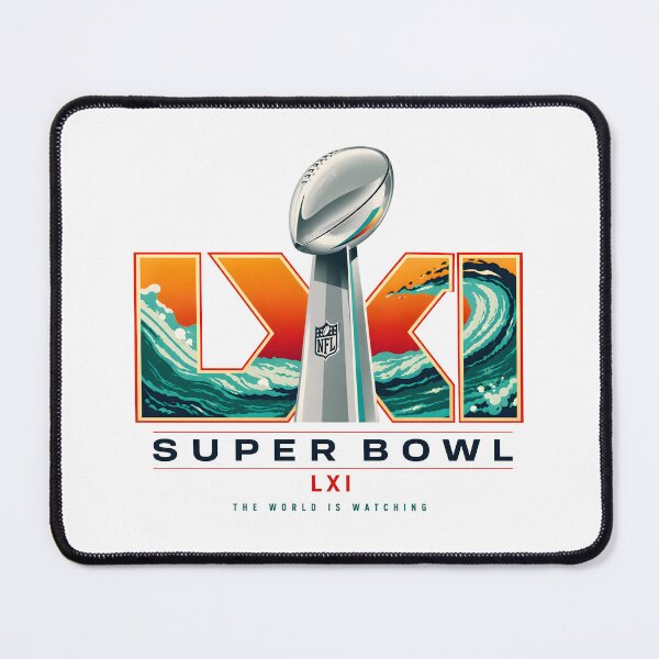 Item preview, Super Bowl LXI Minimalist Football Emblem designed and sold by Abeshinobi.