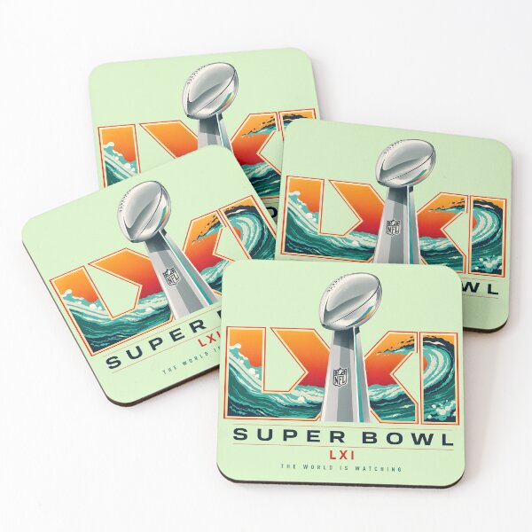 Item preview, Super Bowl LXI Minimalist Football Emblem designed and sold by Abeshinobi.