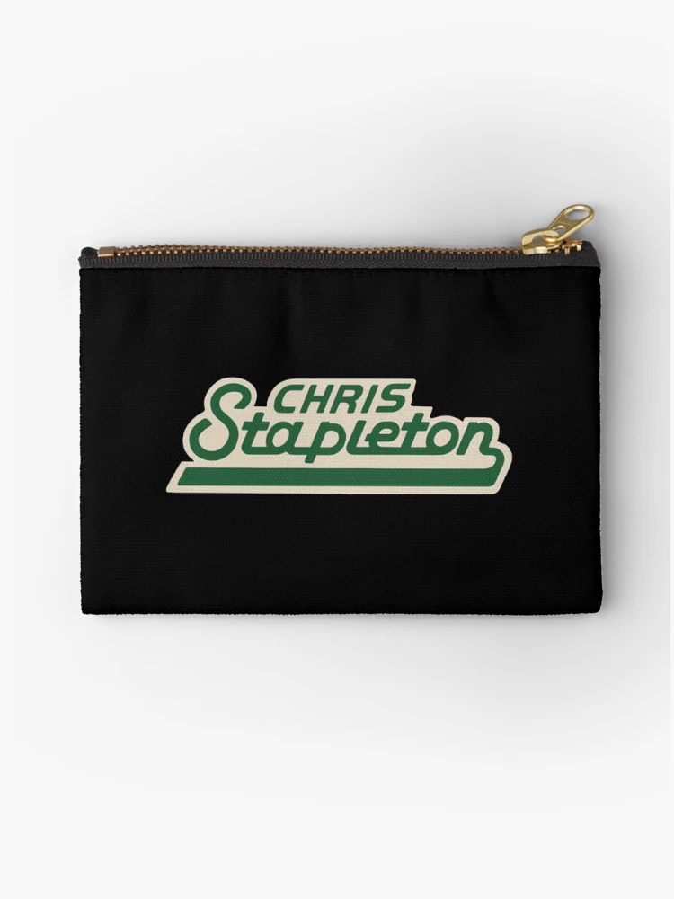 Thumbnail 1 of 4, Zipper Pouch, Chris Stapleton Script designed and sold by JustkidteesSSS.