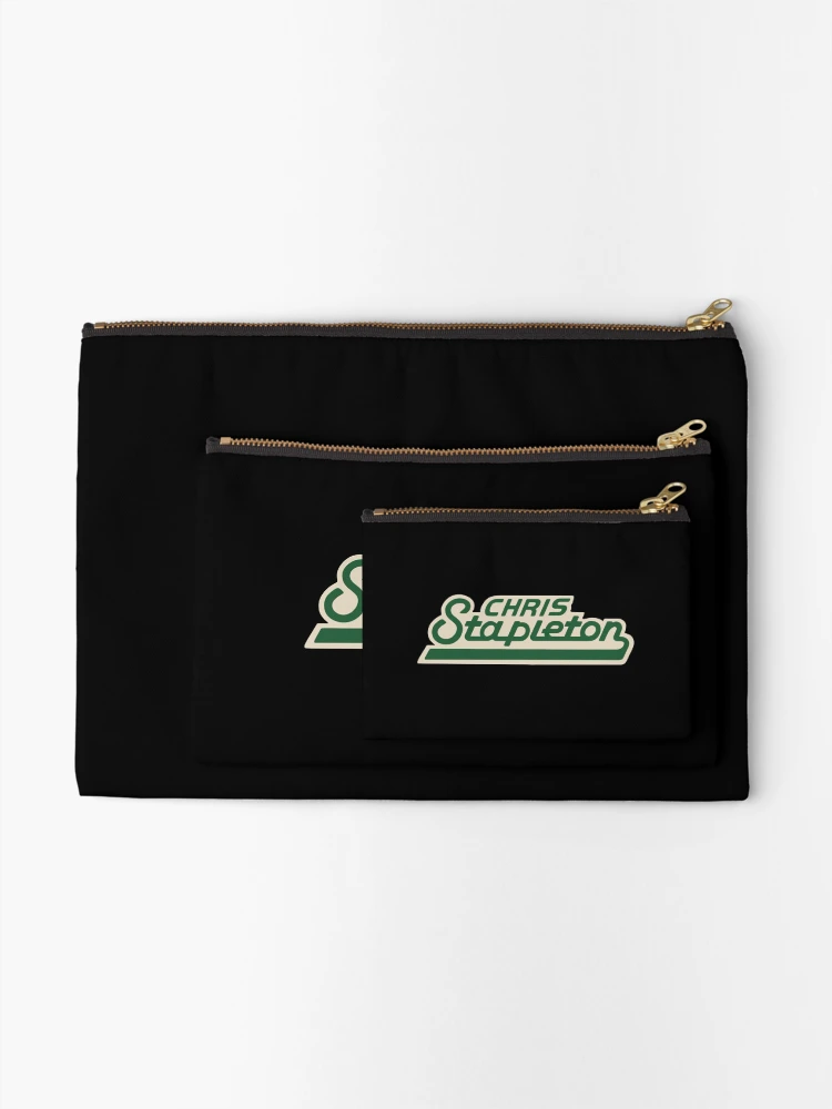 Thumbnail 2 of 4, Zipper Pouch, Chris Stapleton Script designed and sold by JustkidteesSSS.