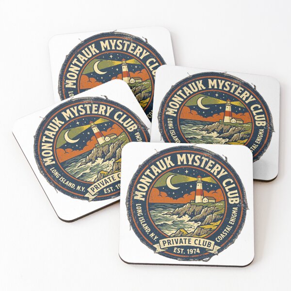Item preview, MONTAUK MYSTERY CLUB | Funny Camp Hero / Montauk Graphic designed and sold by FitEnvy.