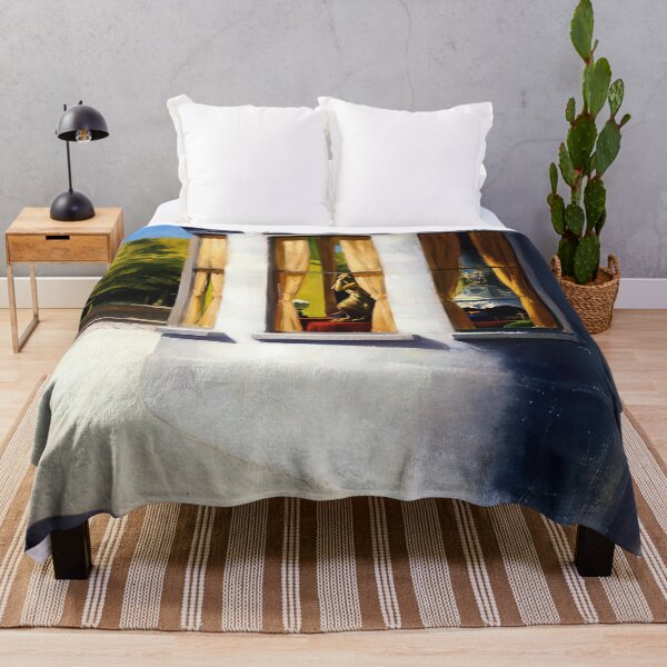 Item preview, Edward Hopper (17) - Edward Hopper canvas designed and sold by LILLIANSTRANGEy.