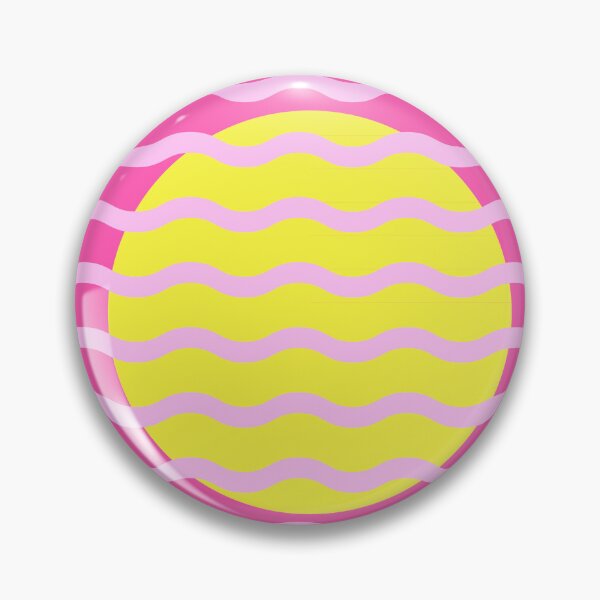 Item preview, Mid Century Modern Wavy Sun Pink and Mustard designed and sold by nineFlorals.