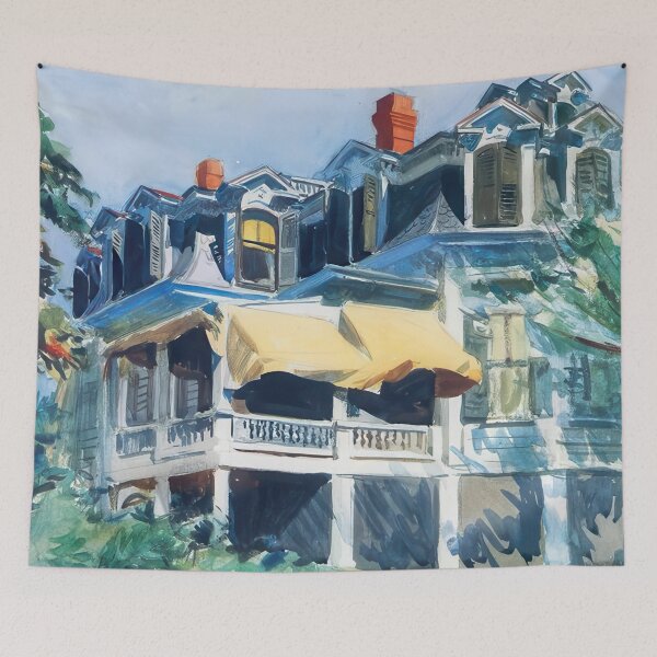 Item preview, Edward Hopper (2) - Edward Hopper canvas designed and sold by LILLIANSTRANGEy.