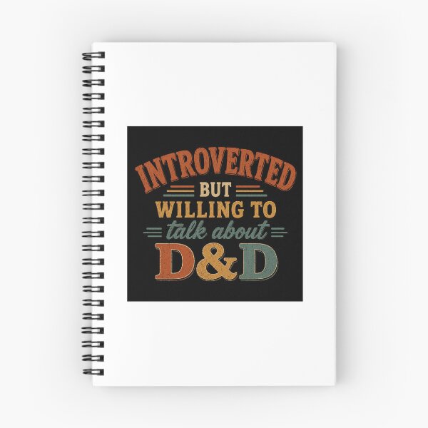 Item preview, Introverted but willing to talk about D&D designed and sold by SarahZenith.