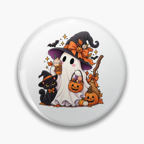 Item preview, Witch Ghost Coffee and Black Cat designed and sold by gvstyle.