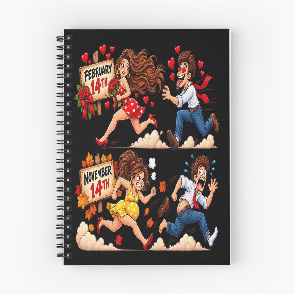 Item preview, February 14th vs November 14th – Funny Love Story designed and sold by TroviTutto.