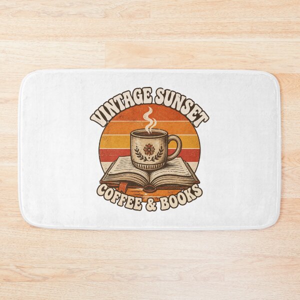 Item preview, Vintage Sunset Coffee and Books Retro Aesthetic designed and sold by Coffread.