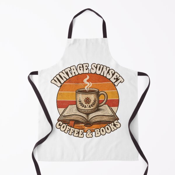 Item preview, Vintage Sunset Coffee and Books Retro Aesthetic designed and sold by Coffread.