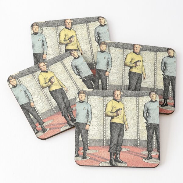Item preview, Captain Kirk, Spock, and Scotty designed and sold by sid1802.