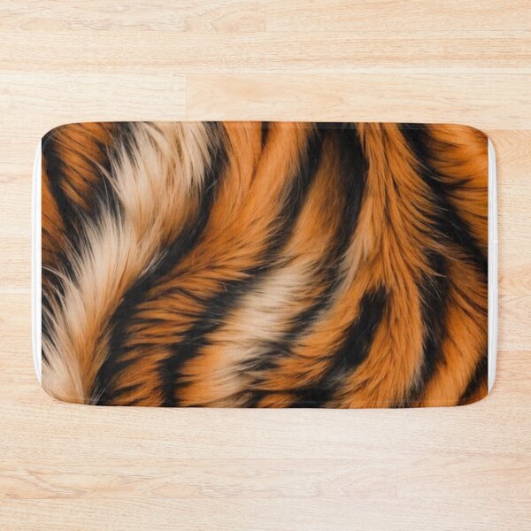 Item preview, Tiger Fur Texture | Realistic Big Cat Stripe Pattern | Orange and Black Wildlife Aesthetic | Bold Safari Style designed and sold by DESIGN DIMENSION .