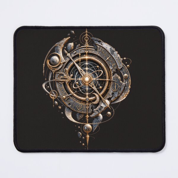 Item preview, Celestial Relic Astrolabe Sci-Fi Vintage Emblem designed and sold by CSterling11.