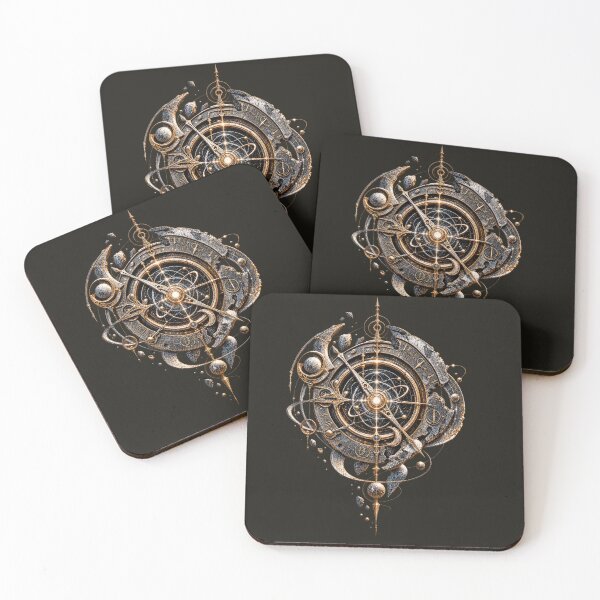 Item preview, Celestial Relic Astrolabe Sci-Fi Vintage Emblem designed and sold by CSterling11.
