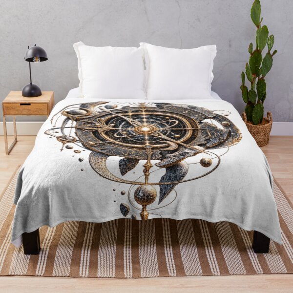 Item preview, Celestial Relic Astrolabe Sci-Fi Vintage Emblem designed and sold by CSterling11.