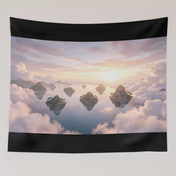 Item preview, Cloud Archipelago at Sunrise designed and sold by LittleBigGifts.
