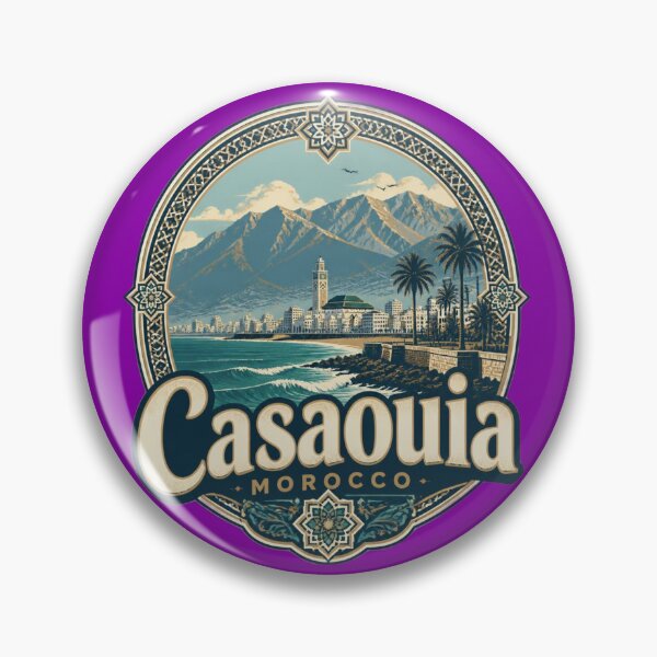 Item preview, Casaouia Morocco Vintage Travel Poster - The Proud Moroccan designed and sold by SilverLook48.
