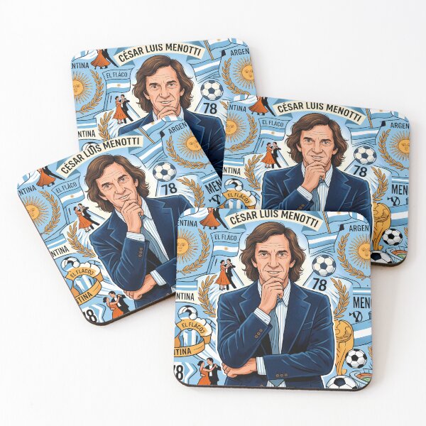 Item preview, 4 Legendary 1978 Argentina World Cup Champion Manager designed and sold by ART ATTACK ZONE.
