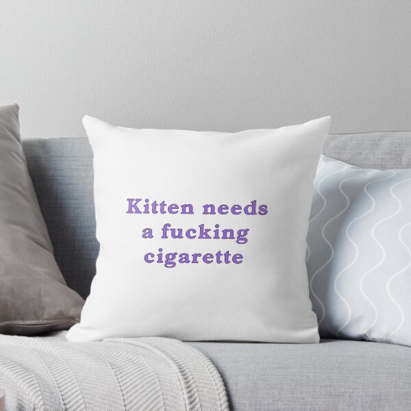 Item preview, Kitten needs a cigarette designed and sold by ArtAndDesignA.