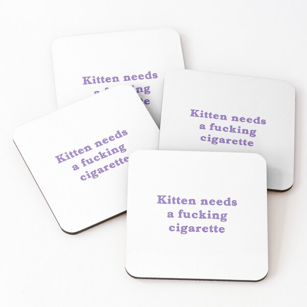 Item preview, Kitten needs a cigarette designed and sold by ArtAndDesignA.