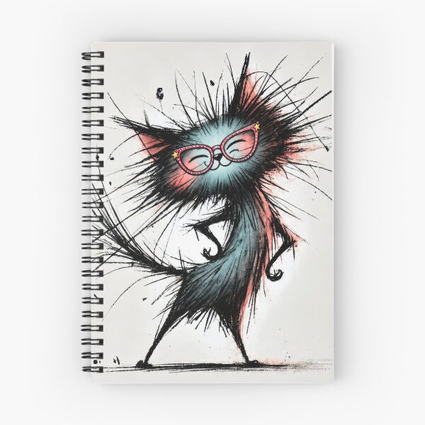 Item preview, Sassy Cat Wearing Eyeglasses designed and sold by Maria Dryfhout.