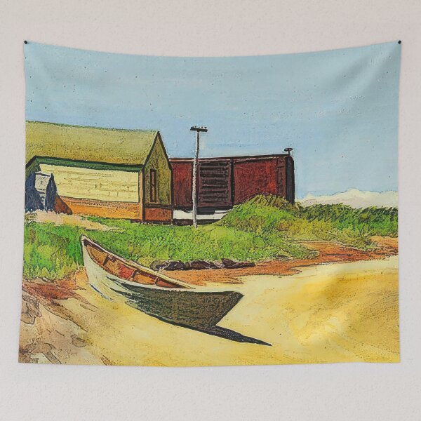 Item preview, Edward Hopper (48) - Edward Hopper canvas designed and sold by LILLIANSTRANGEy.