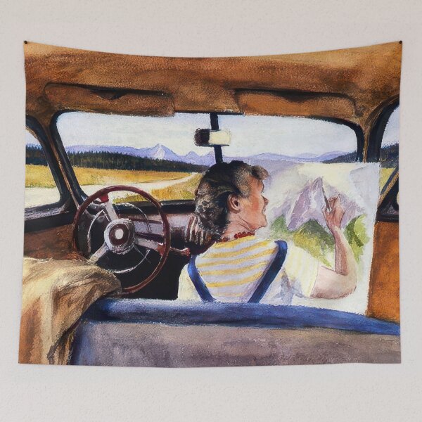 Item preview, Edward Hopper (49) - Edward Hopper canvas designed and sold by LILLIANSTRANGEy.