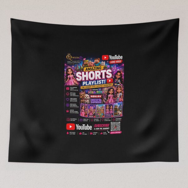Item preview, Amazing Shorts Playlist For Kids designed and sold by Queens2bCreations.