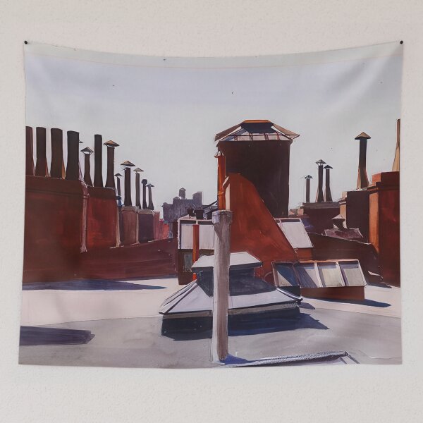 Item preview, Edward Hopper (50) - Edward Hopper canvas designed and sold by LILLIANSTRANGEy.