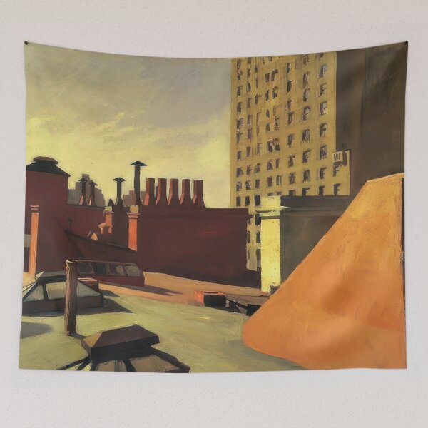 Item preview, Edward Hopper (53) - Edward Hopper canvas designed and sold by LILLIANSTRANGEy.