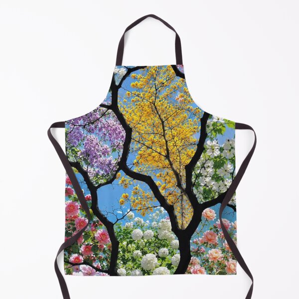 Item preview, Blooming Tree Canopy | Rainbow Floral Mosaic | Spring Nature Art | Vibrant Botanical Illustration designed and sold by DESIGN DIMENSION .