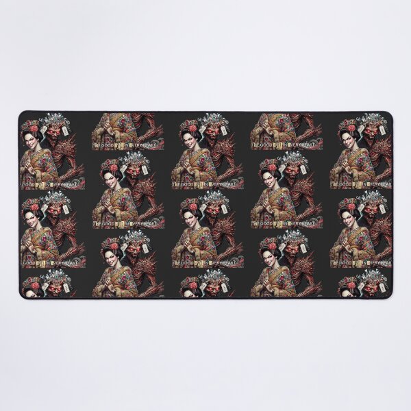 Item preview, Geisha Demon Fur Jewels Labels designed and sold by Voodoo Store Paranormal Collections.