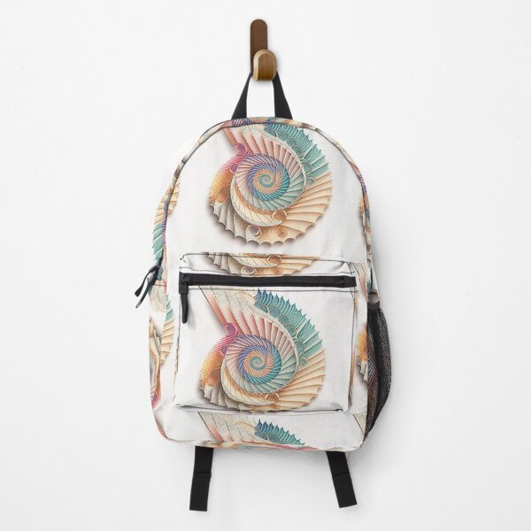 Item preview, Pastel Fractal Spiral with Spiked Rim designed and sold by RAGANADesign.