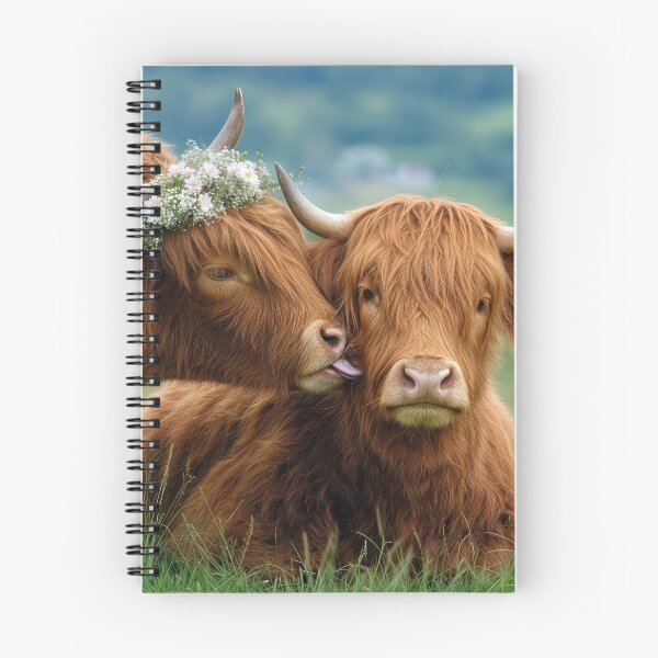 Item preview, Highland Cow Bride  Kissing Cow designed and sold by Maria Dryfhout.