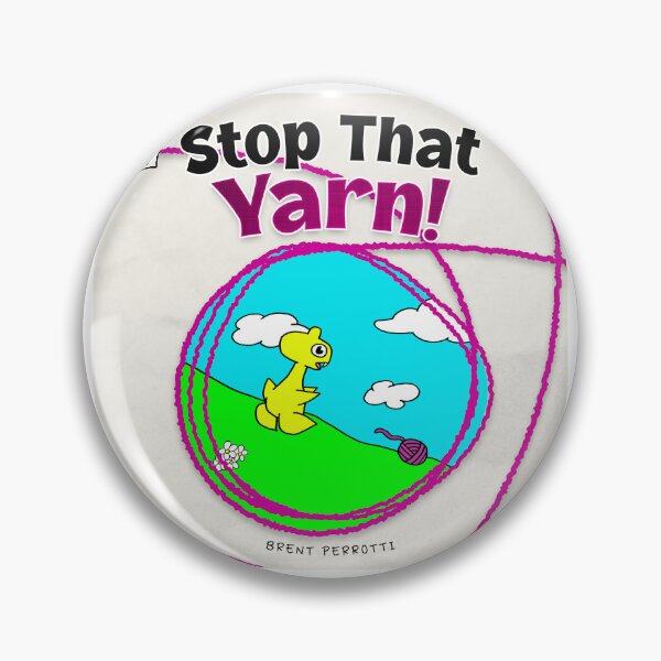 Item preview, Stop That Yarn! Book Cover designed and sold by Brent Perrotti.