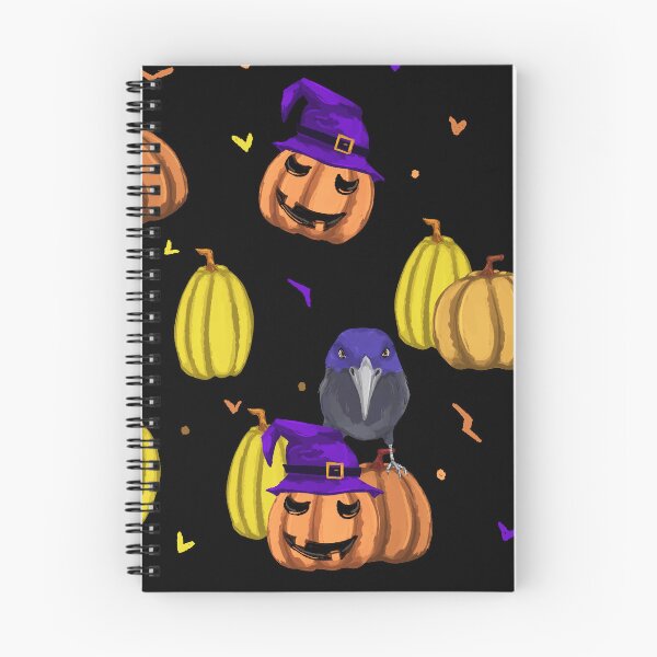 Item preview, Halloween Ravens and Pumpkins designed and sold by Antiope33.