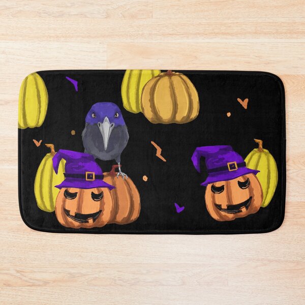 Item preview, Halloween Ravens and Pumpkins designed and sold by Antiope33.