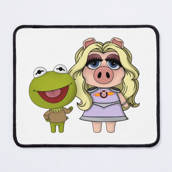 Item preview, AC Kermit and Miss Piggy designed and sold by a r T a z.