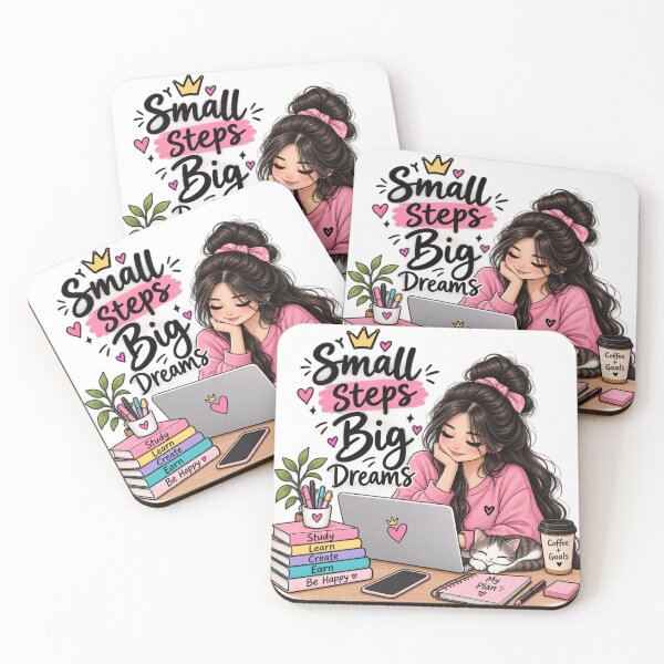 Item preview, Small steps big dreams Manifestation girl designed and sold by TrendyWearsuits.