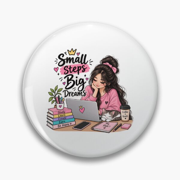 Item preview, Small steps big dreams Manifestation girl designed and sold by TrendyWearsuits.